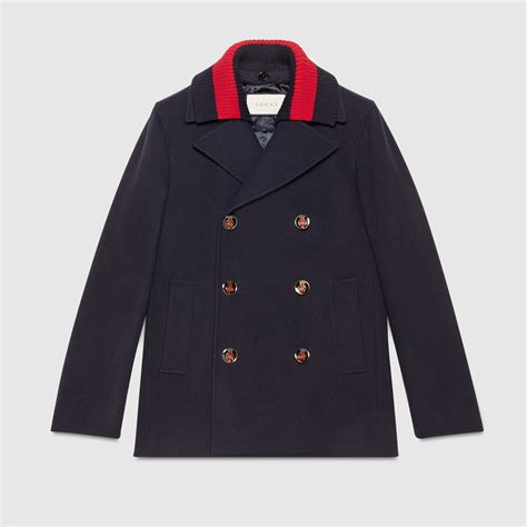 gucci robes men|Gucci peacoat men.